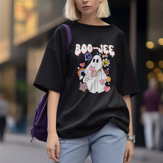 ghost-halloween-costume-t-shirt-spooky-season-hippie-boujee-boo-jee