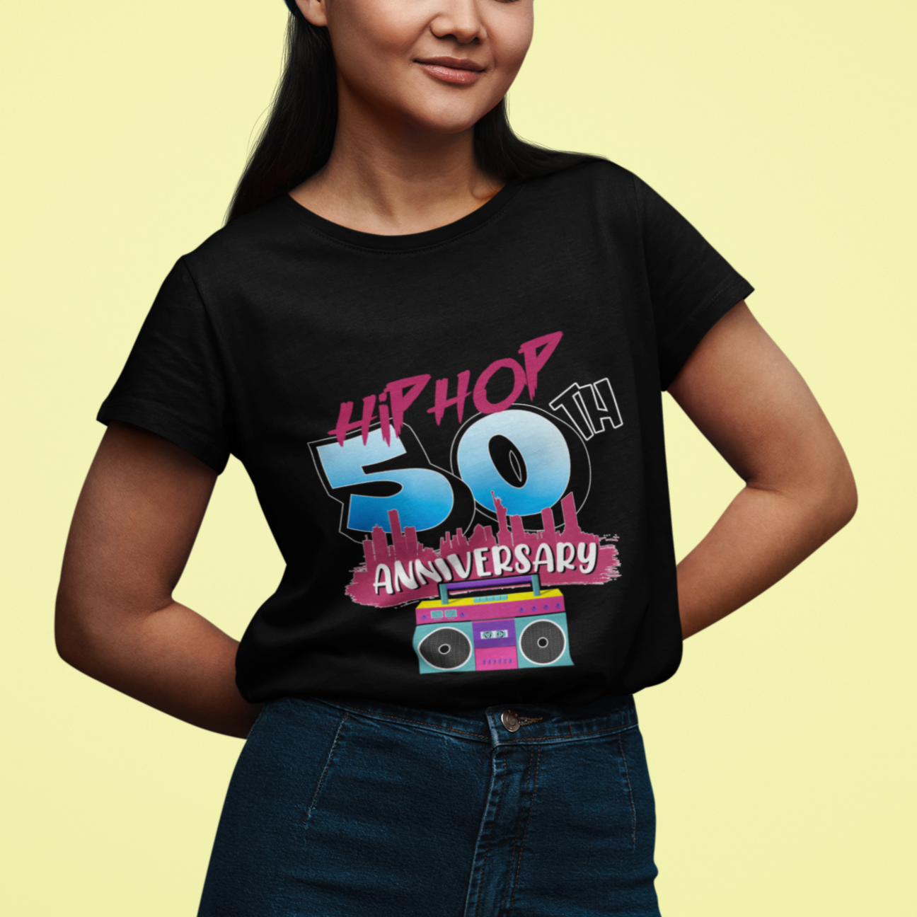 50-years-old-hip-hop-50th-anniversary-of-hip-hop-t-shirt