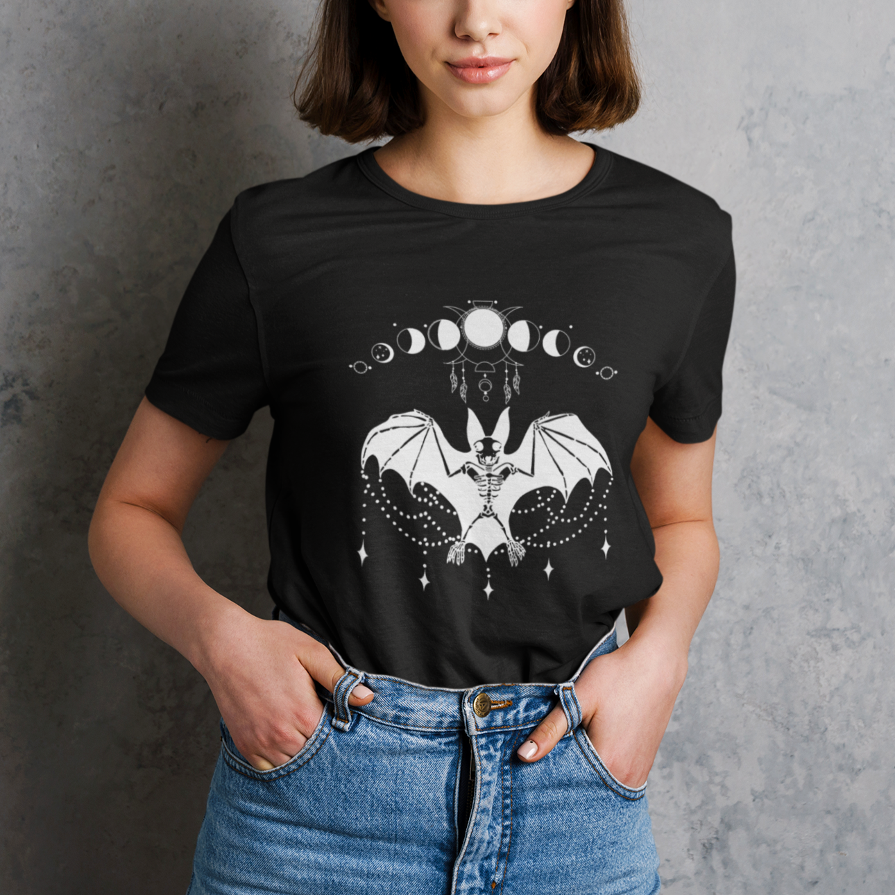 halloween-bat-t-shirt-stay-spooky-witchy-celestial-dark-academia