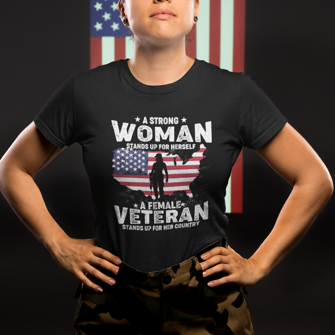 a-female-veteran-stands-for-her-country-patriotic-american-flag-t-shirt-woman-veteran-shirt-patriotic-shirt-us-military-shirt-t-shirt