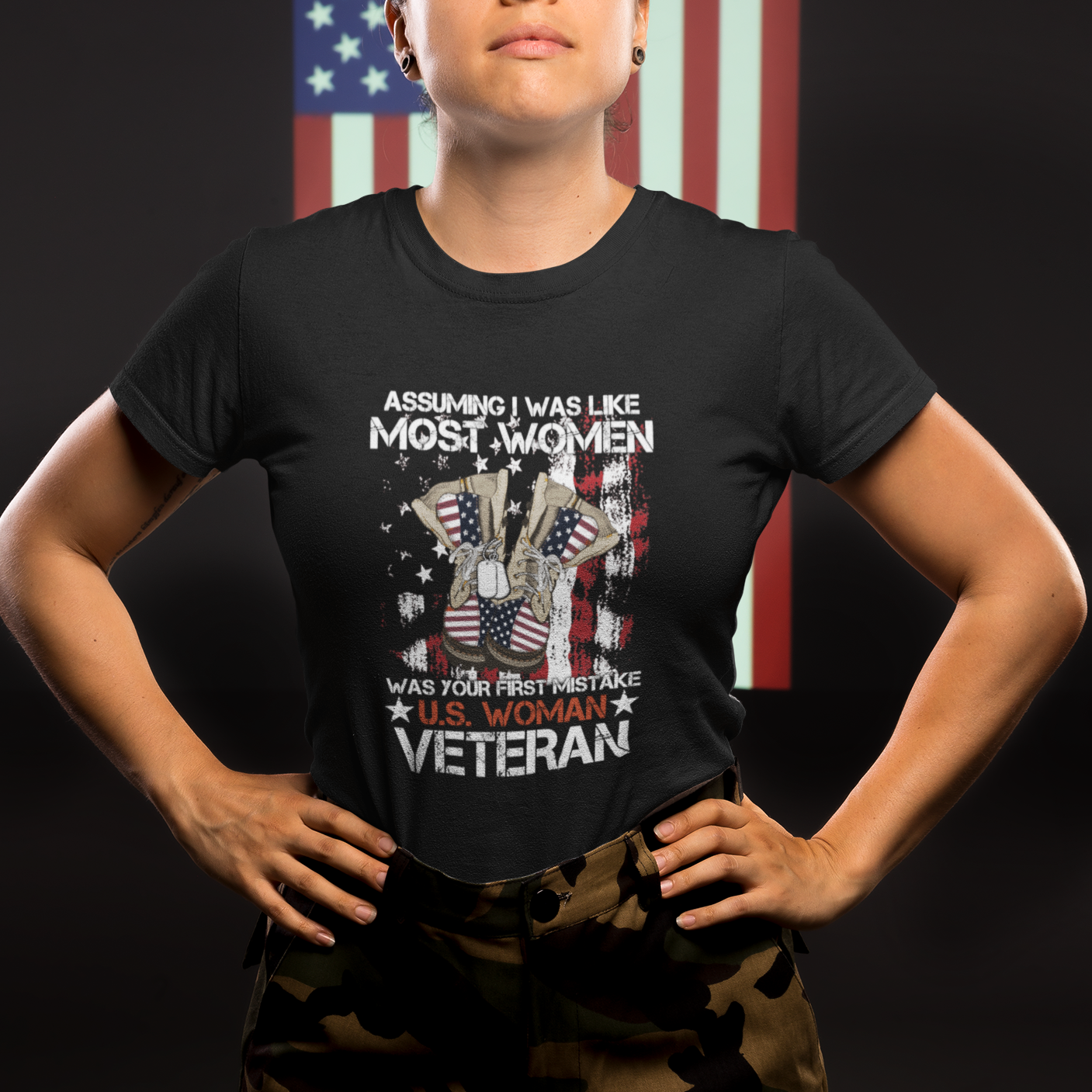 female-veteran-t-shirt-assuming-i-was-like-most-women-was-your-first-mistake-american-flag-dog-tags-and-combat-boots-1