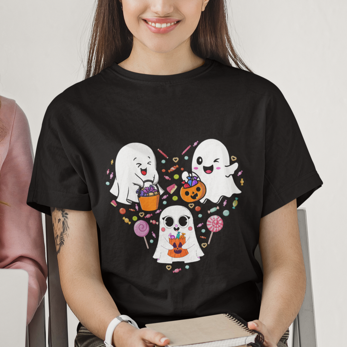 halloween-t-shirt-cute-ghost-dancing-in-the-candy-rain-spooky-season