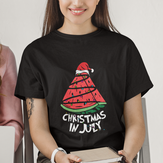 christmas-in-july-t-shirt-christmas-in-july-watermelon-xmas-tree-summer-beach-vacation