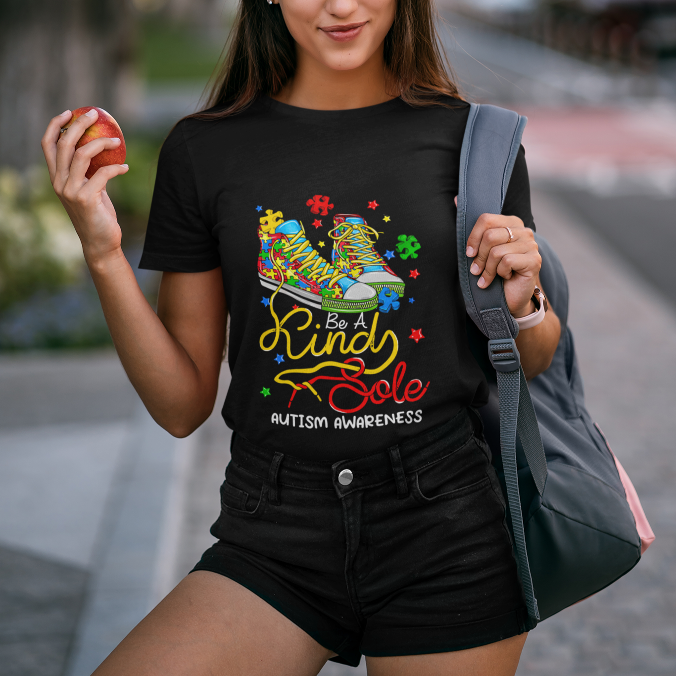 autism-awareness-t-shirt-be-a-king-sole-puzzle-shoe