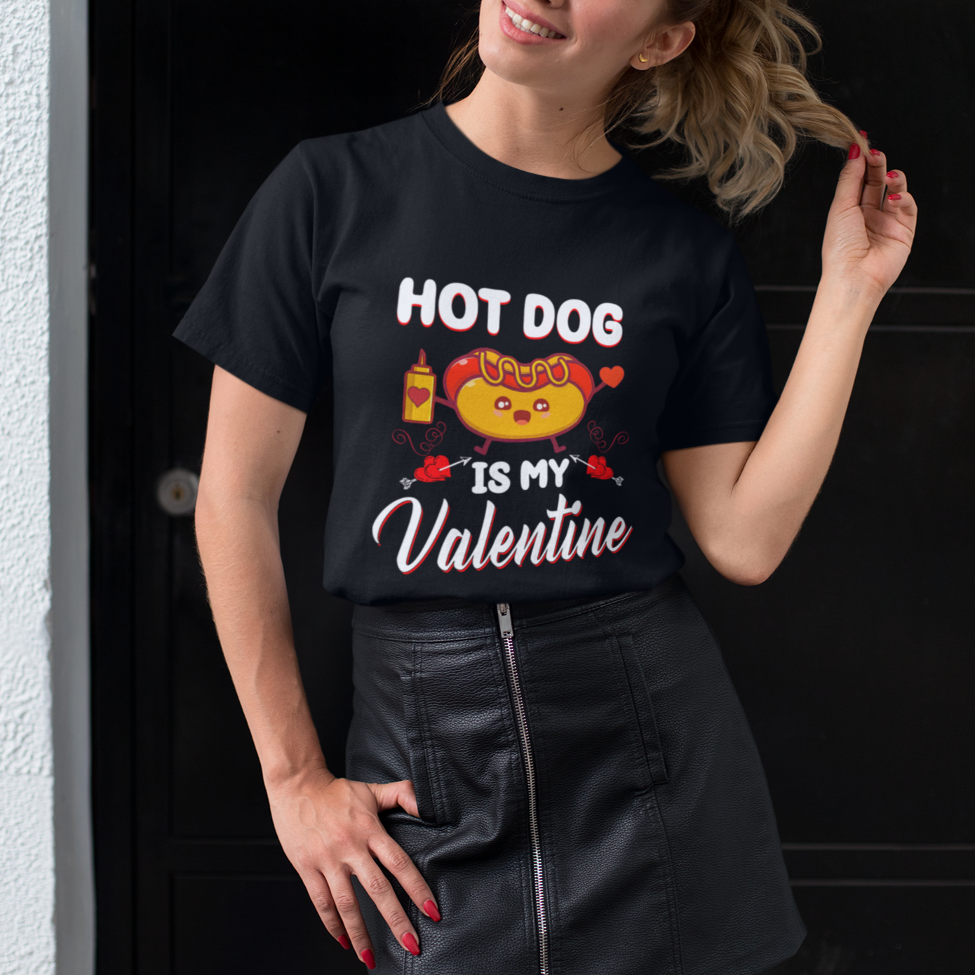 valentines-day-t-shirt-cute-hot-dog-is-my-valentine-food-lover