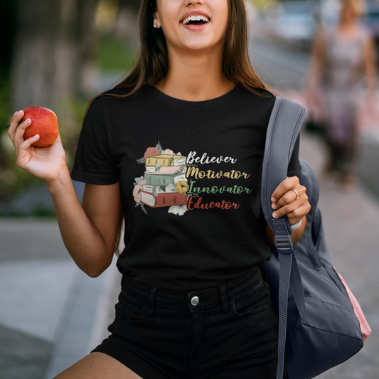 teacher-t-shirt-believer-motivator-innovator-educator-teach-inspire-love-teacher-t-shirt-back-to-school-shirt-gift-for-teacher-funny-teaching