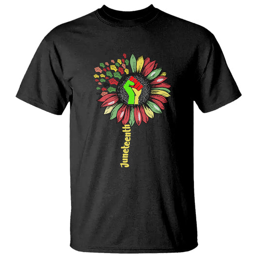 juneteenth-t-shirt-sunflower-with-fist-black-history-african-american
