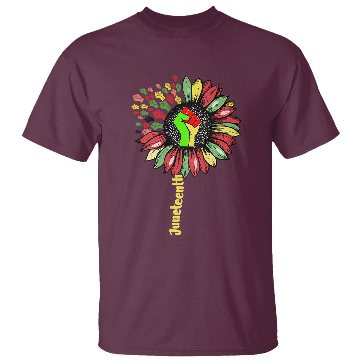juneteenth-t-shirt-sunflower-with-fist-black-history-african-american
