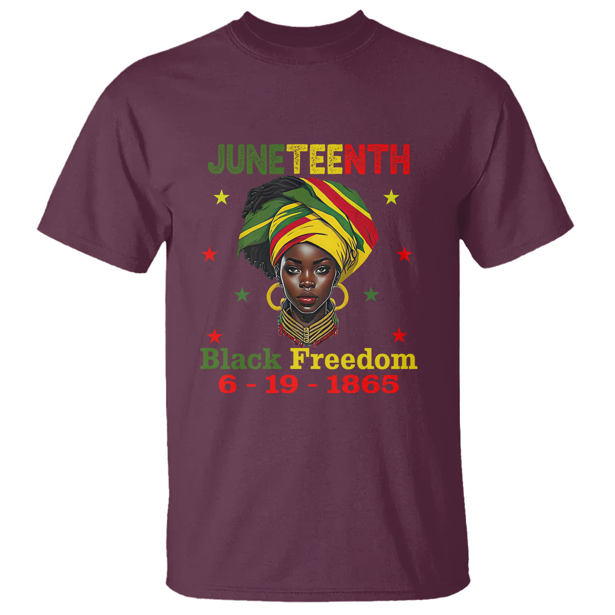 bhm-t-shirt-for-african-women-juneteenth-1865-celebrating