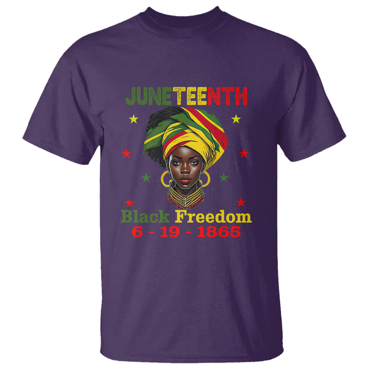 bhm-t-shirt-for-african-women-juneteenth-1865-celebrating