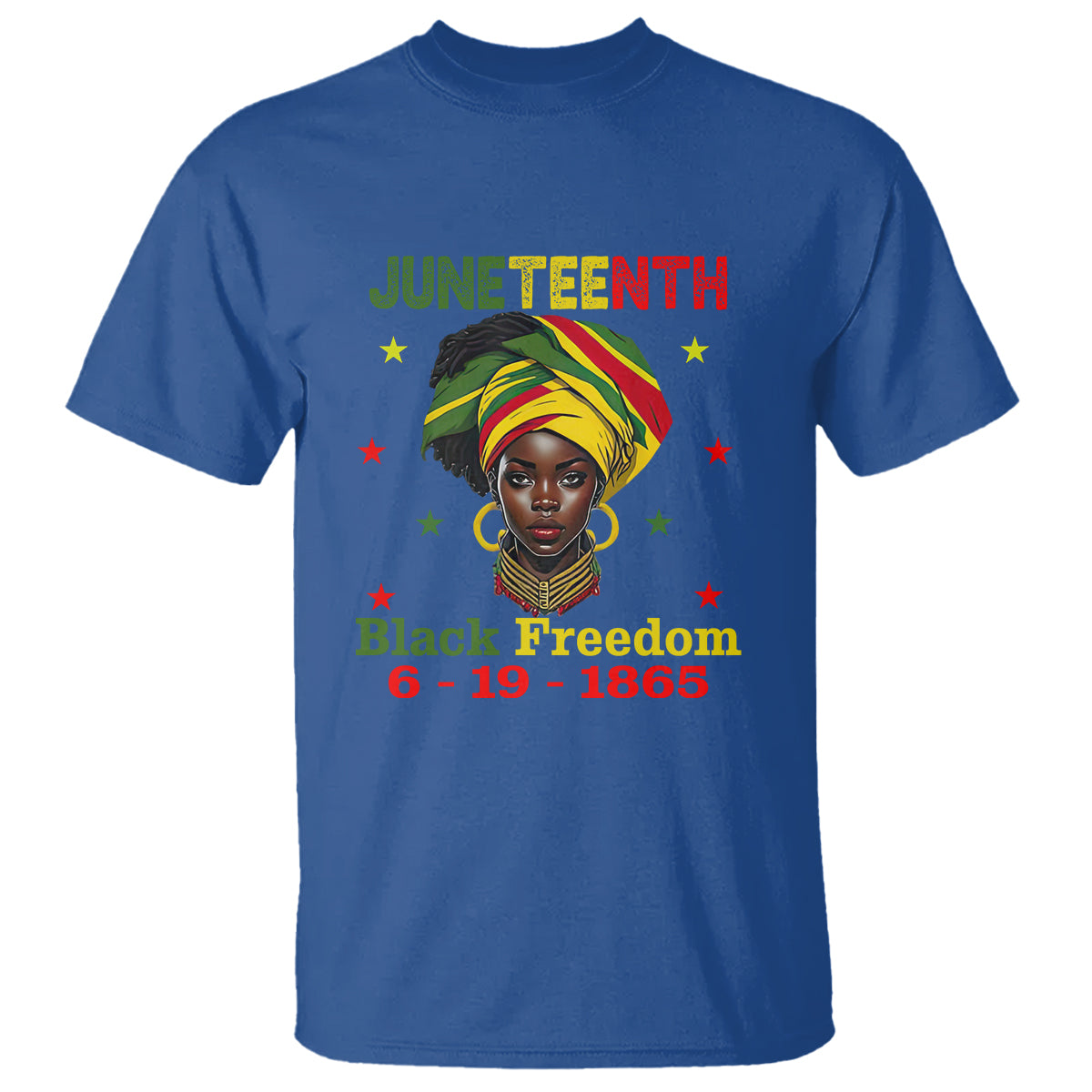 bhm-t-shirt-for-african-women-juneteenth-1865-celebrating