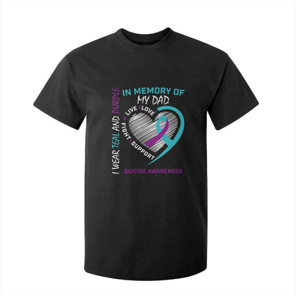 In Memory of My Son T Shirt For Kid Suicide Support & Prevention - Loss of Child Tribute