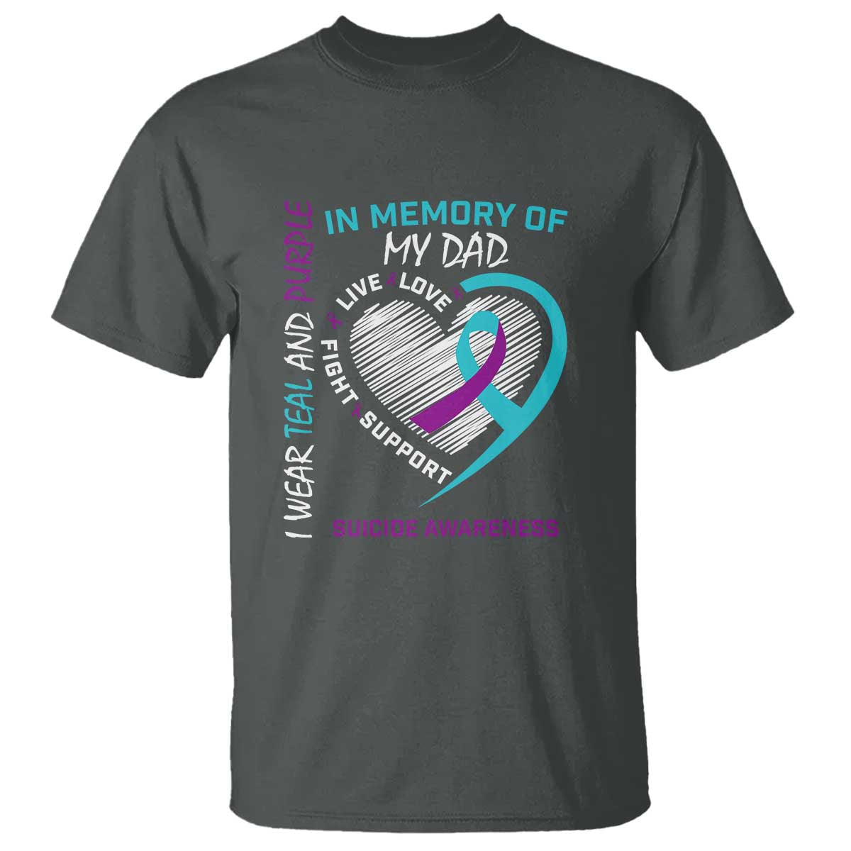 In Memory of My Son T Shirt Suicide Support & Prevention - Loss of Child Tribute