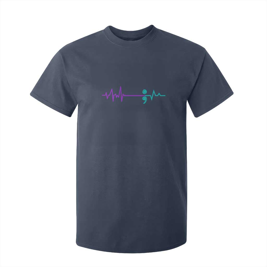 Suicide Prevention Support T Shirt For Kid Semicolon Stay Strong Design