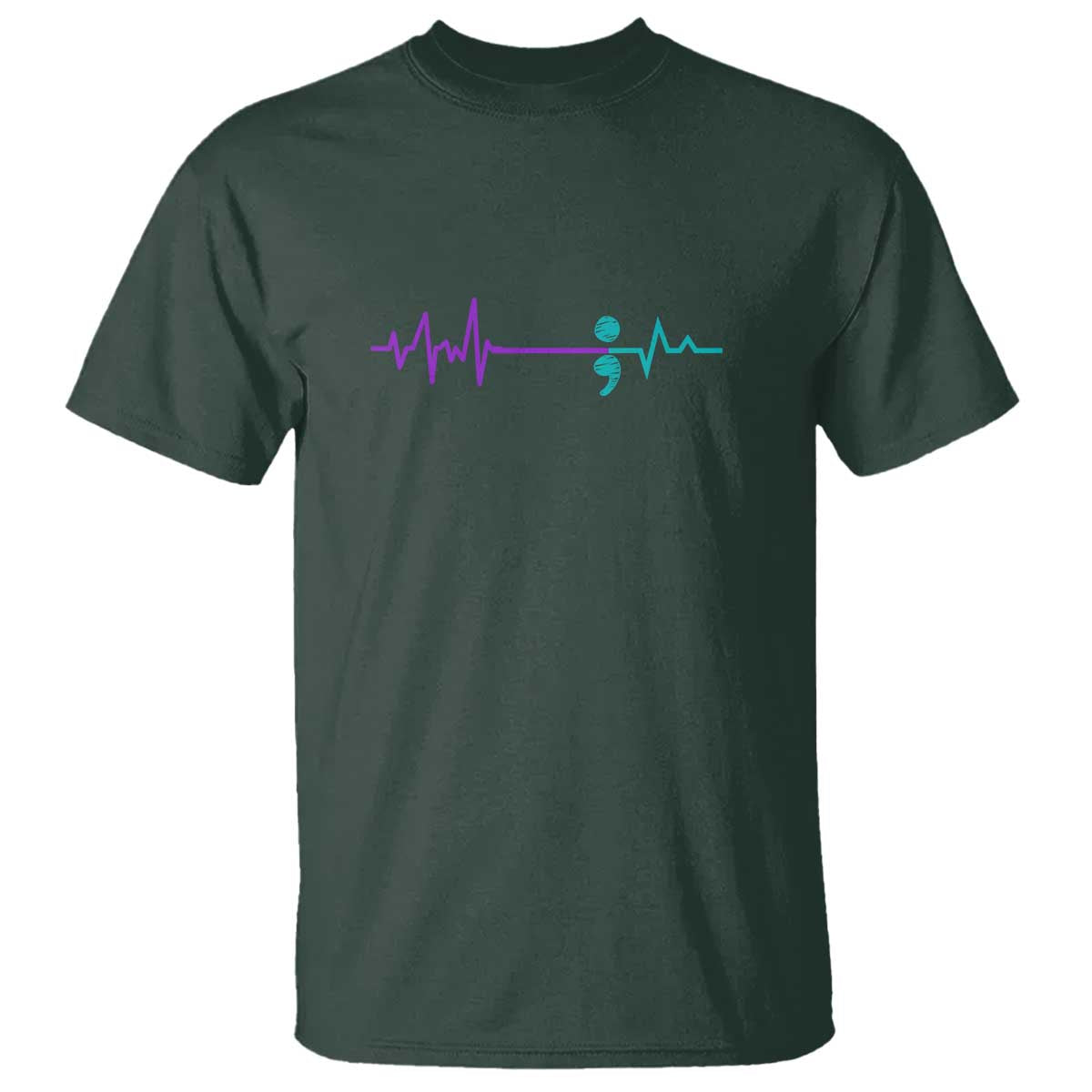 Suicide Prevention Support T Shirt Semicolon Stay Strong Design