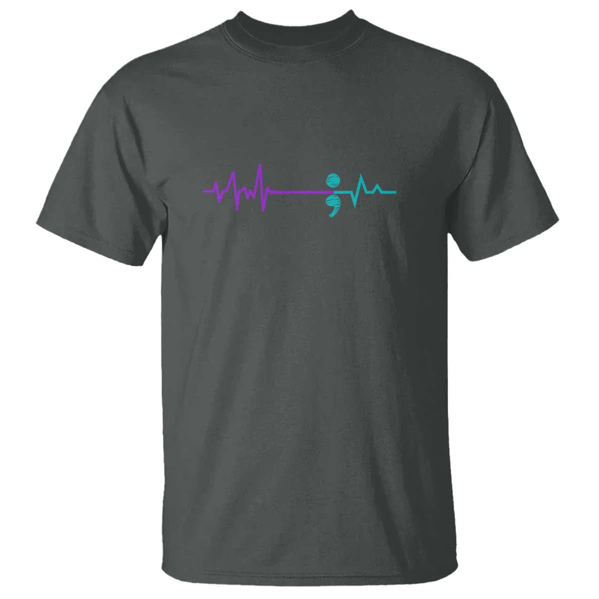 Suicide Prevention Support T Shirt Semicolon Stay Strong Design