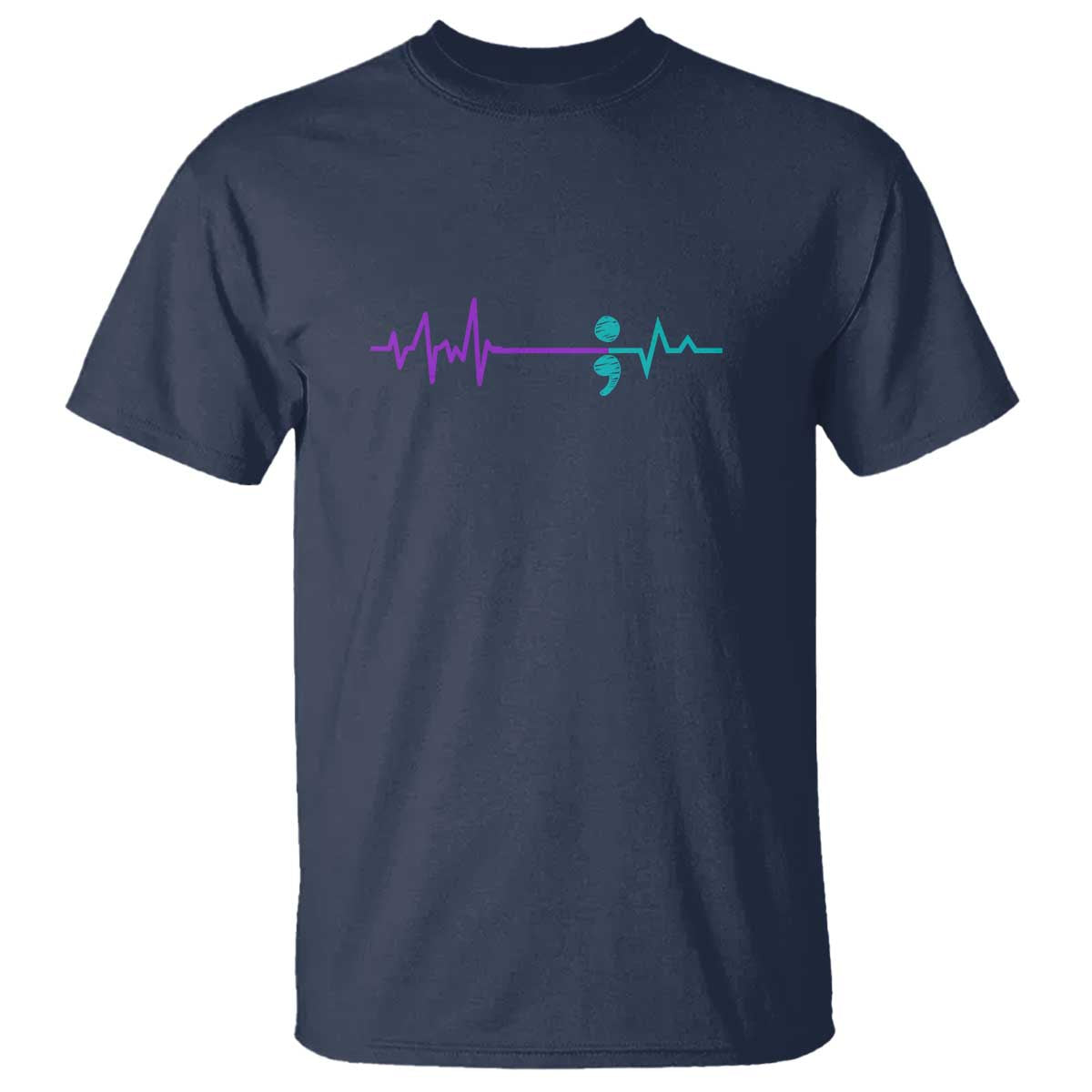 Suicide Prevention Support T Shirt Semicolon Stay Strong Design