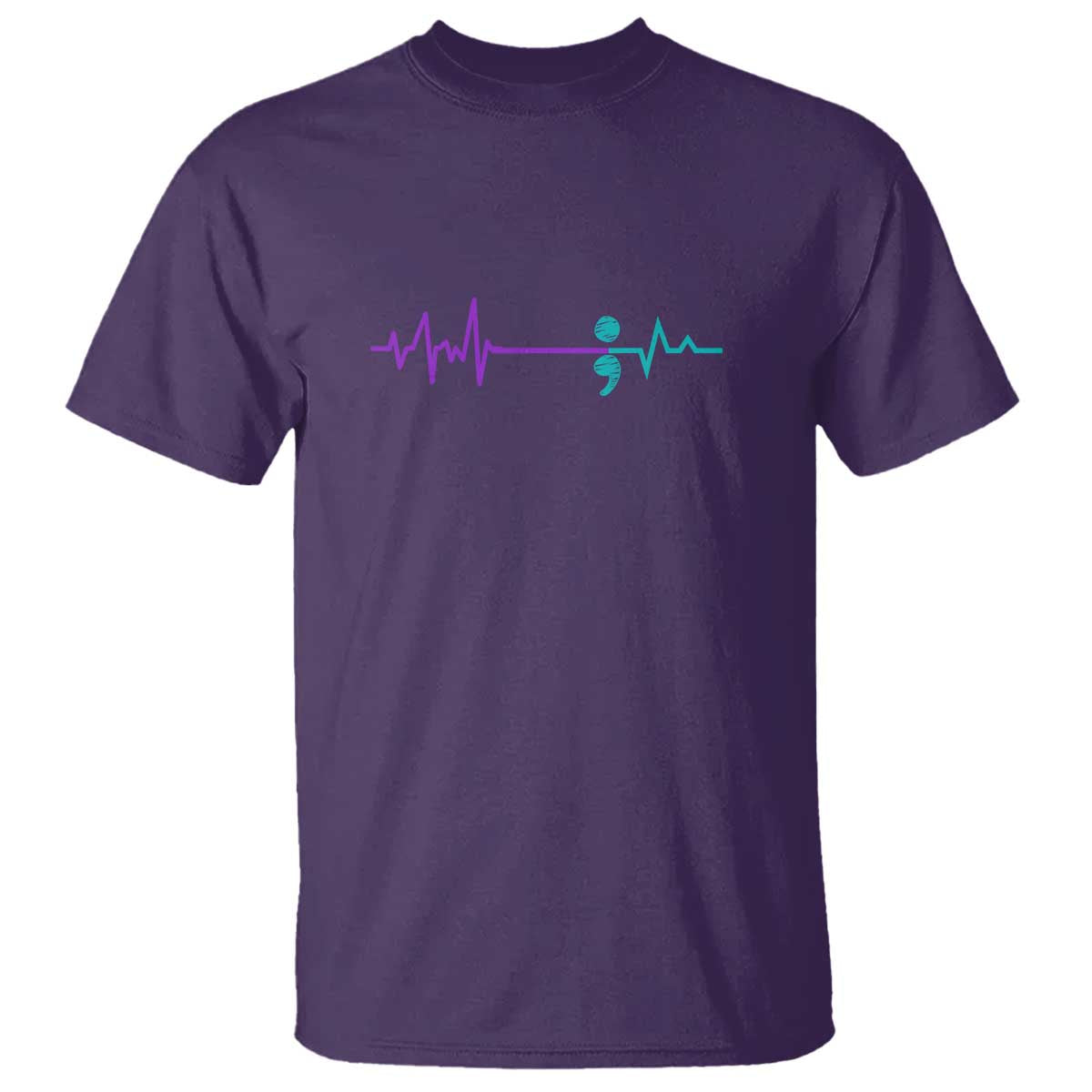 Suicide Prevention Support T Shirt Semicolon Stay Strong Design