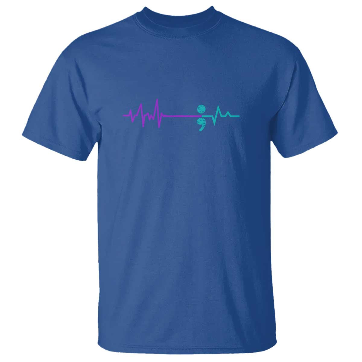 Suicide Prevention Support T Shirt Semicolon Stay Strong Design