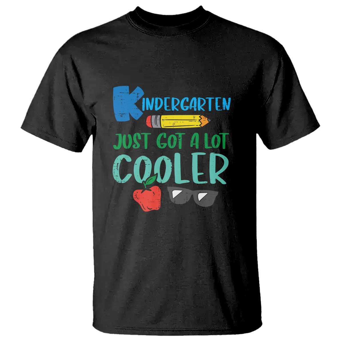funny-first-day-of-school-t-shirt-kids-kindergarten-just-got-cooler