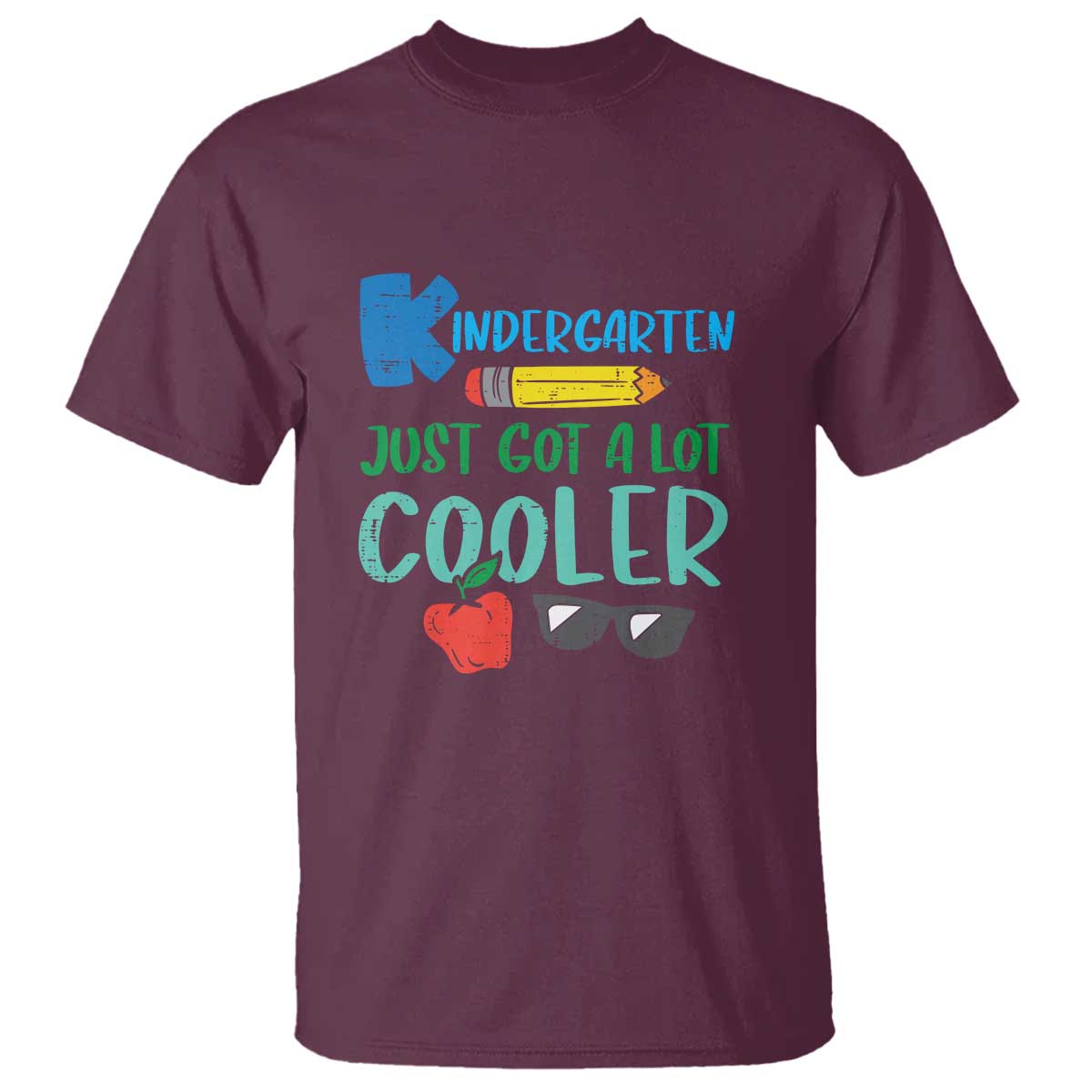 funny-first-day-of-school-t-shirt-kids-kindergarten-just-got-cooler