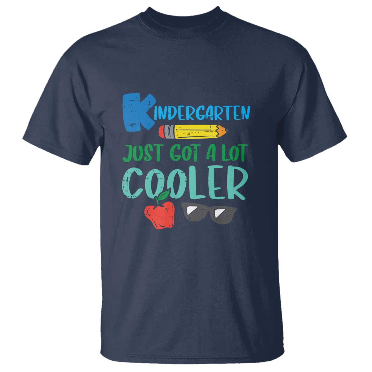 funny-first-day-of-school-t-shirt-kids-kindergarten-just-got-cooler
