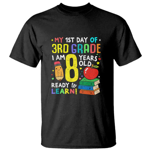 3rd Grade Back to School T Shirt Boys and Girls First Day Gift - FUNOLO
