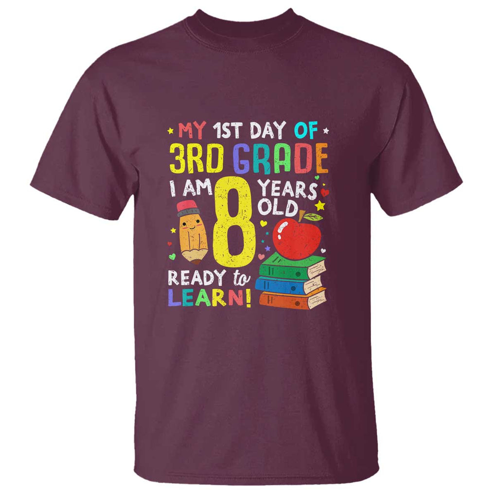 3rd Grade Back to School T Shirt Boys and Girls First Day Gift - FUNOLO