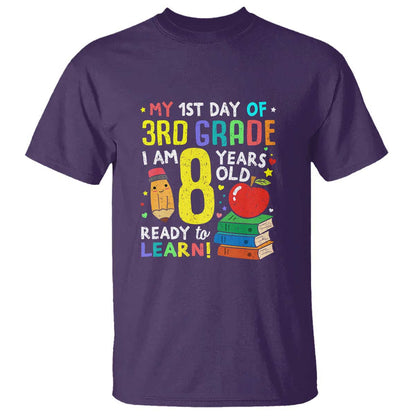 3rd Grade Back to School T Shirt Boys and Girls First Day Gift - FUNOLO