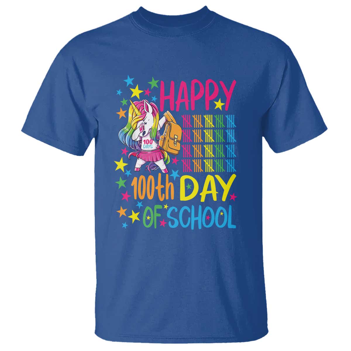 happy-100th-day-of-school-unicorn-t-shirt-celebration-design