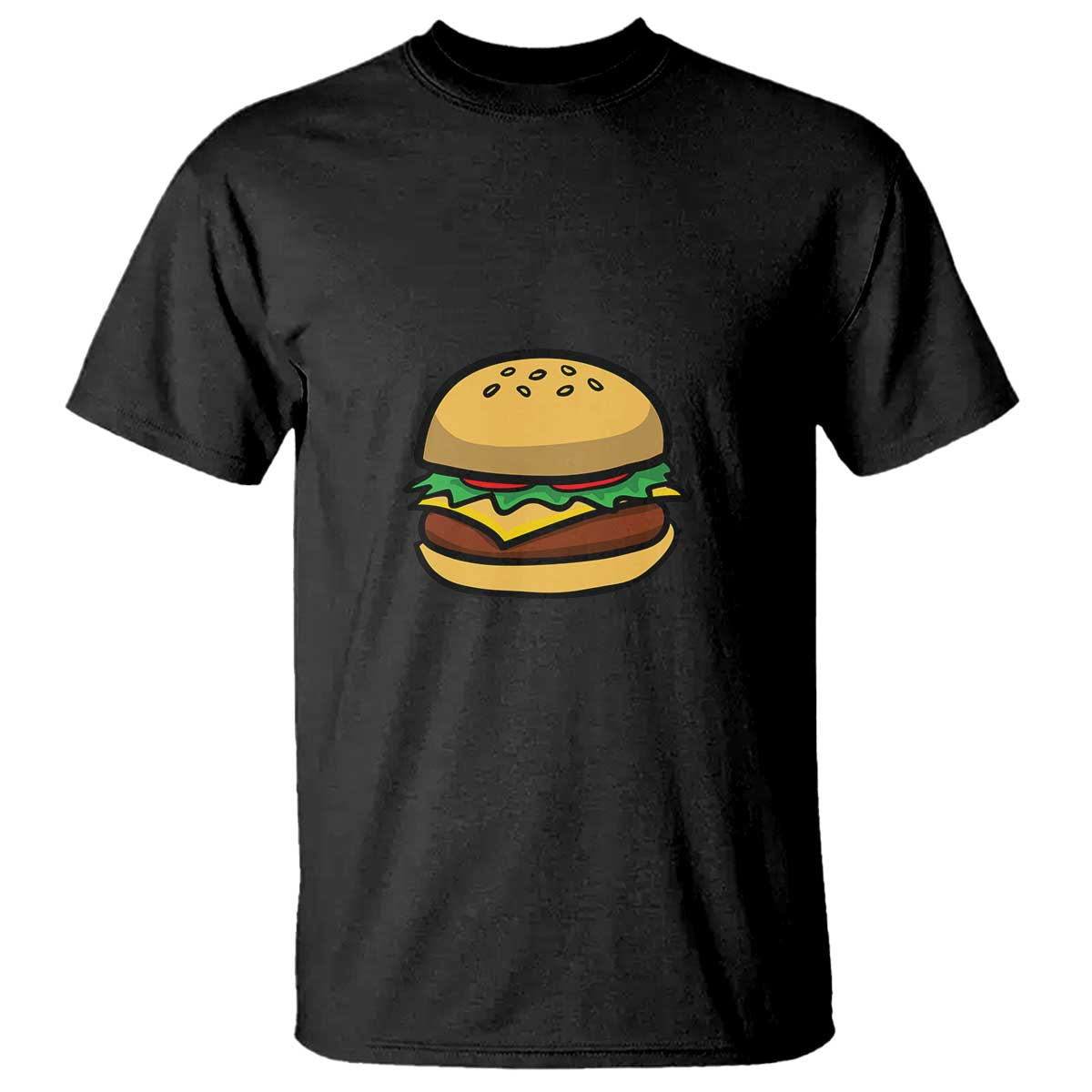 hamburger-cheese-bbq-t-shirt-cheeseburger-emoticon