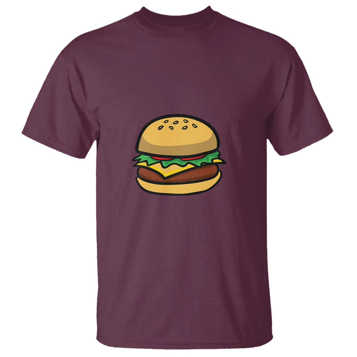 hamburger-cheese-bbq-t-shirt-cheeseburger-emoticon