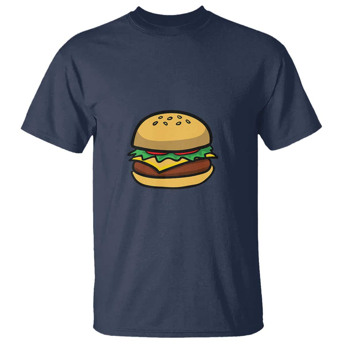 hamburger-cheese-bbq-t-shirt-cheeseburger-emoticon