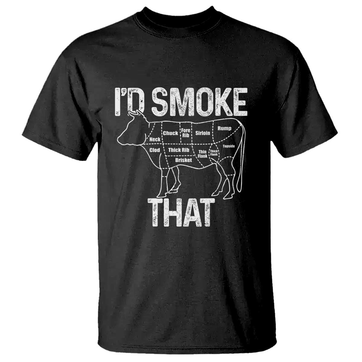 chef-butcher-smoke-funny-t-shirt-bbq-grilling-gift-comfortable-cotton-tee-humor-design
