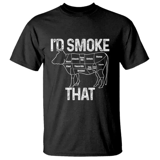 chef-butcher-smoke-funny-t-shirt-bbq-grilling-gift-comfortable-cotton-tee-humor-design
