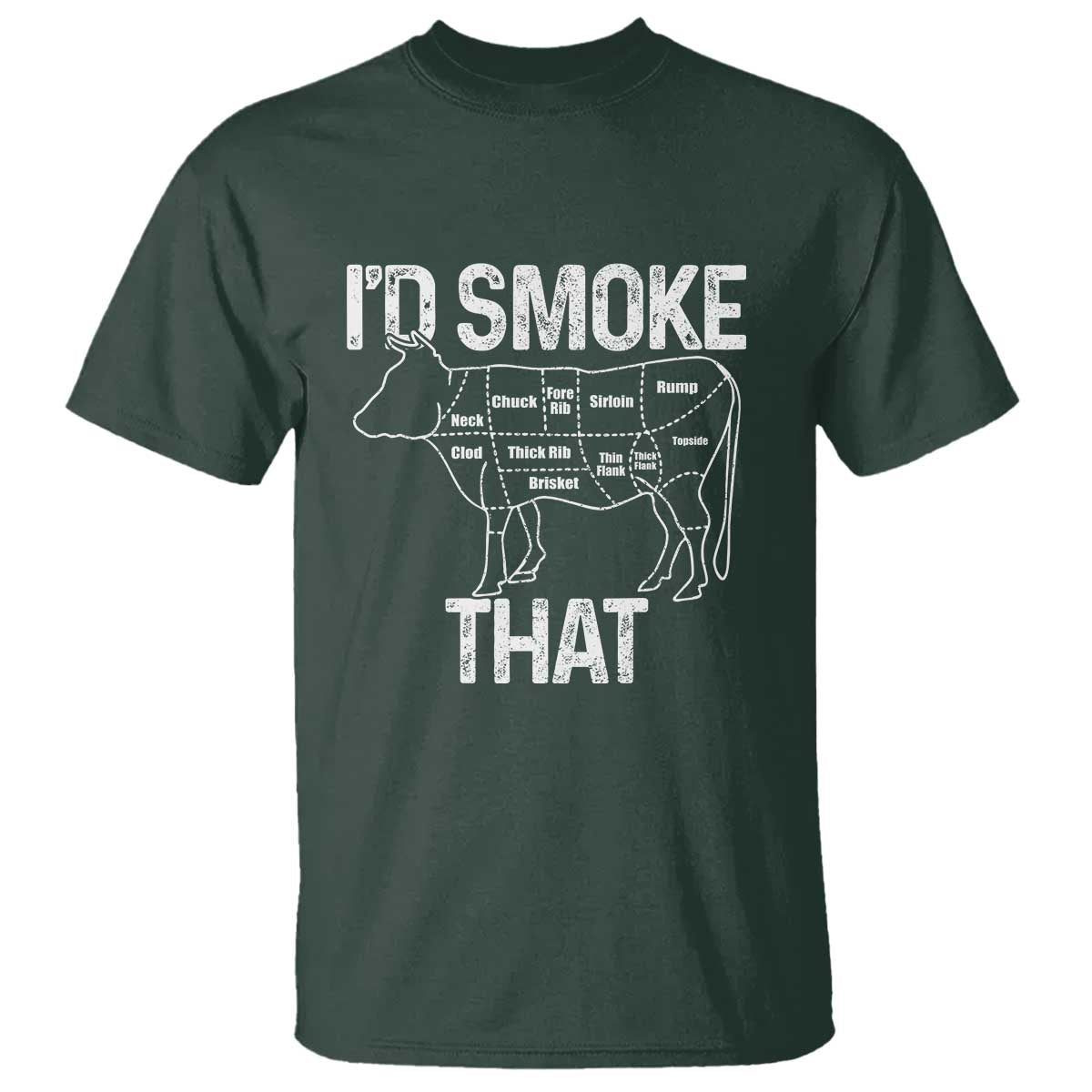 chef-butcher-smoke-funny-t-shirt-bbq-grilling-gift-comfortable-cotton-tee-humor-design