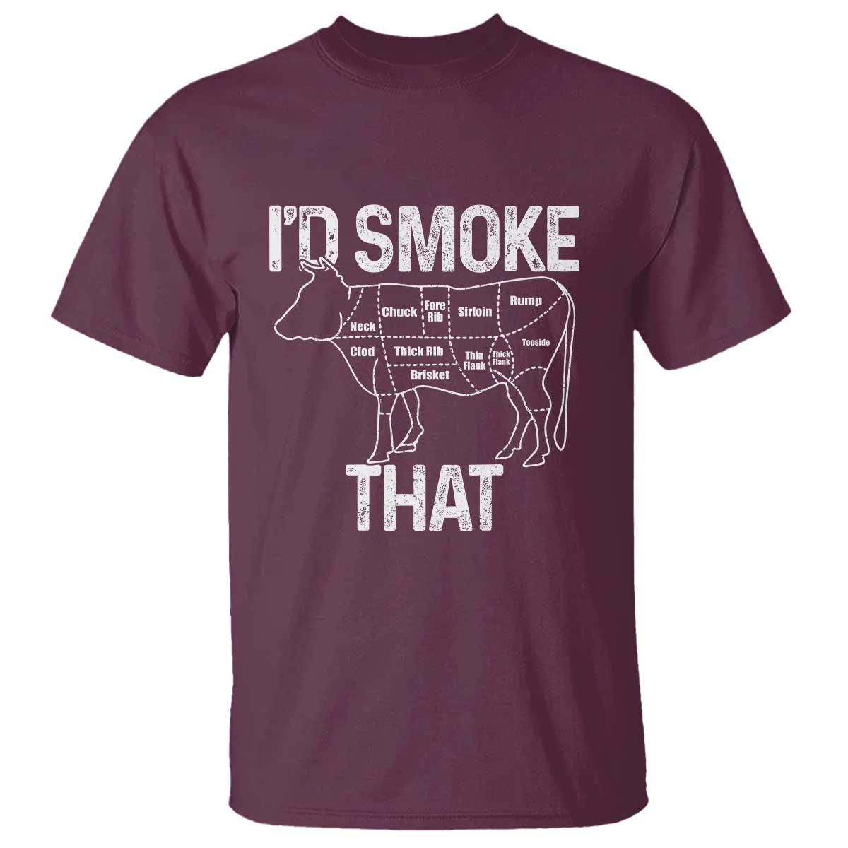 chef-butcher-smoke-funny-t-shirt-bbq-grilling-gift-comfortable-cotton-tee-humor-design