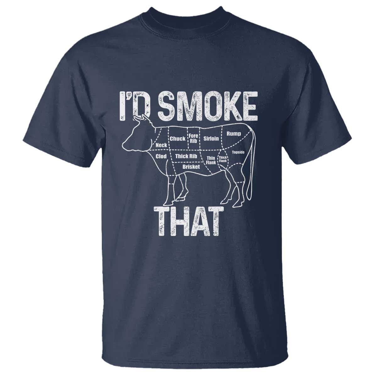 chef-butcher-smoke-funny-t-shirt-bbq-grilling-gift-comfortable-cotton-tee-humor-design