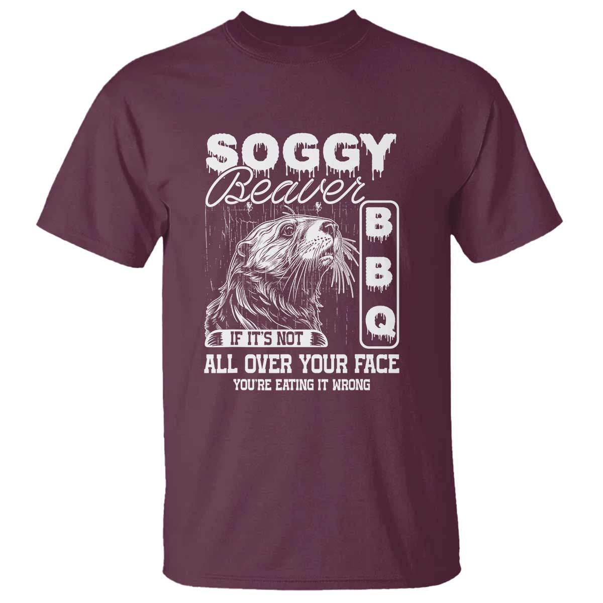 soggy-beaver-funny-bbq-t-shirt-humorous-eating-design-comfortable-cotton-tee-unique-gift