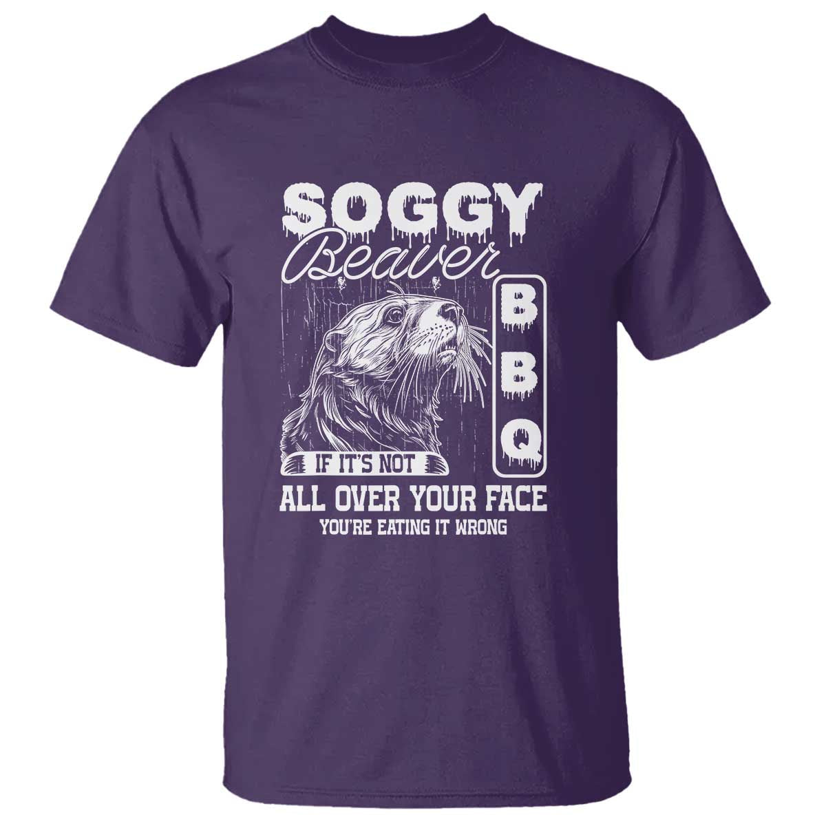 soggy-beaver-funny-bbq-t-shirt-humorous-eating-design-comfortable-cotton-tee-unique-gift