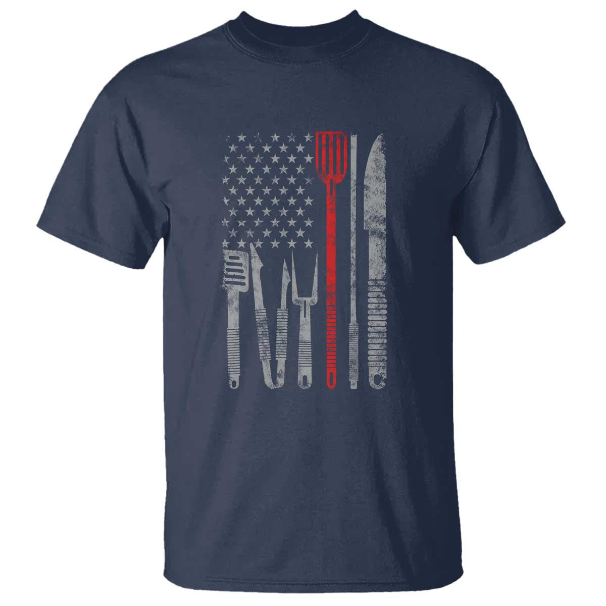 thin-red-line-usa-flag-t-shirt-bbq-grill-cooking-chef-gift