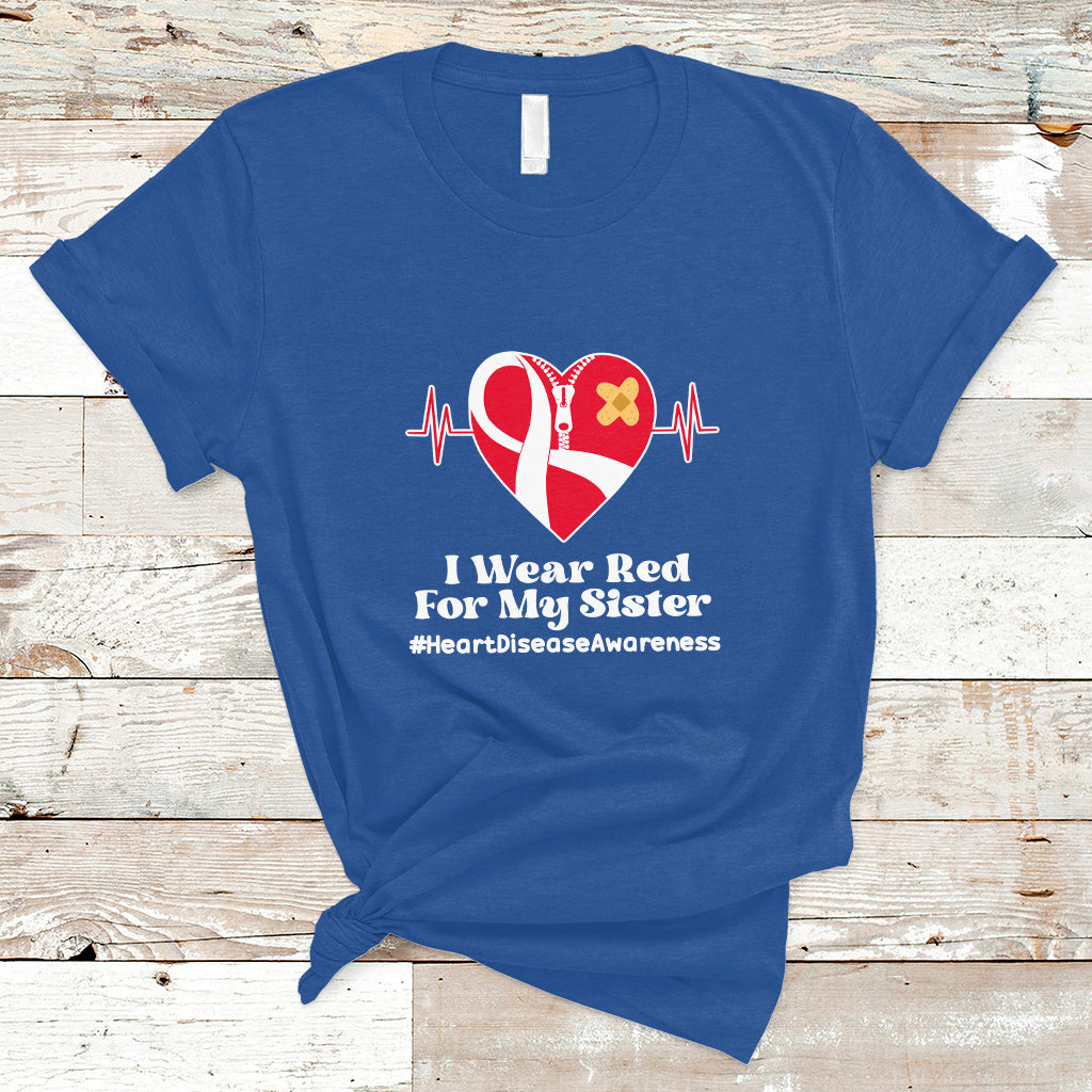 i-wear-red-for-my-sister-heart-disease-awareness-t-shirt-with-red-ribbon-ts01
