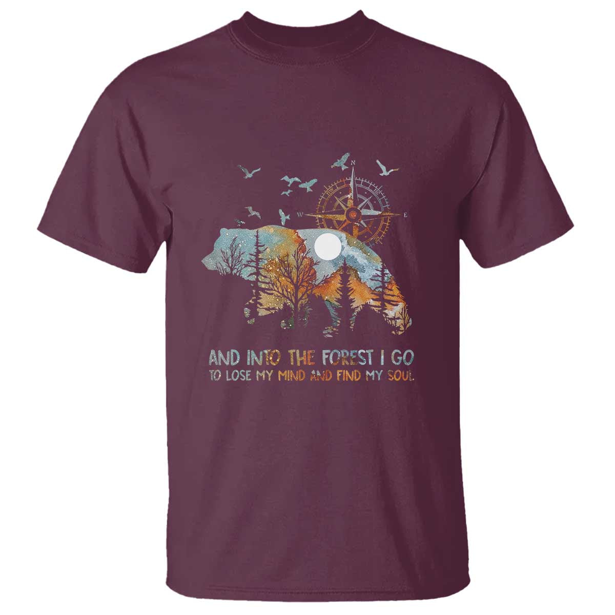 and-into-the-forest-i-go-nature-lover-outdoor-adventure-t-shirt-wilderness-compass-bear-design