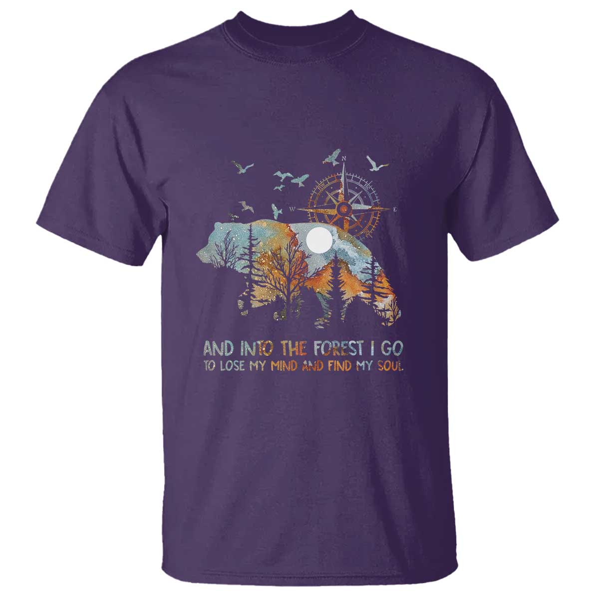 and-into-the-forest-i-go-nature-lover-outdoor-adventure-t-shirt-wilderness-compass-bear-design