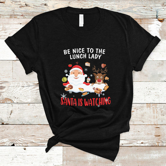funny-cafeteria-t-shirt-santa-is-watching