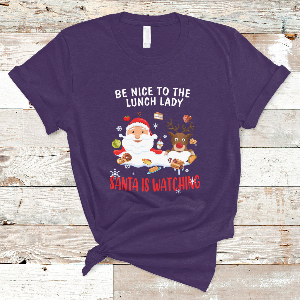 funny-cafeteria-t-shirt-santa-is-watching