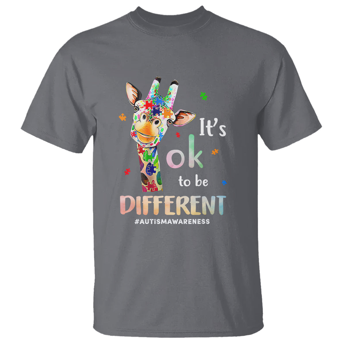 giraffe-autism-t-shirt-its-ok-to-be-different-jigsaw-puzzle-3