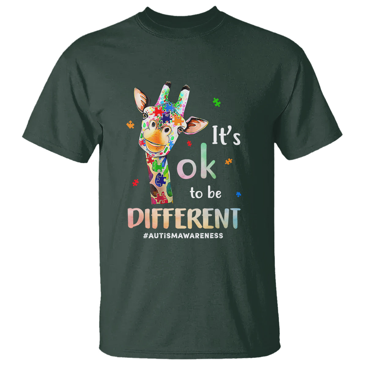 giraffe-autism-t-shirt-its-ok-to-be-different-jigsaw-puzzle-3