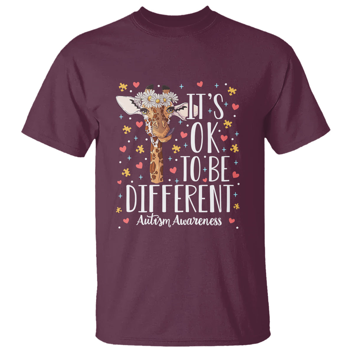 giraffe-autism-t-shirt-its-ok-to-be-different-cute-floral