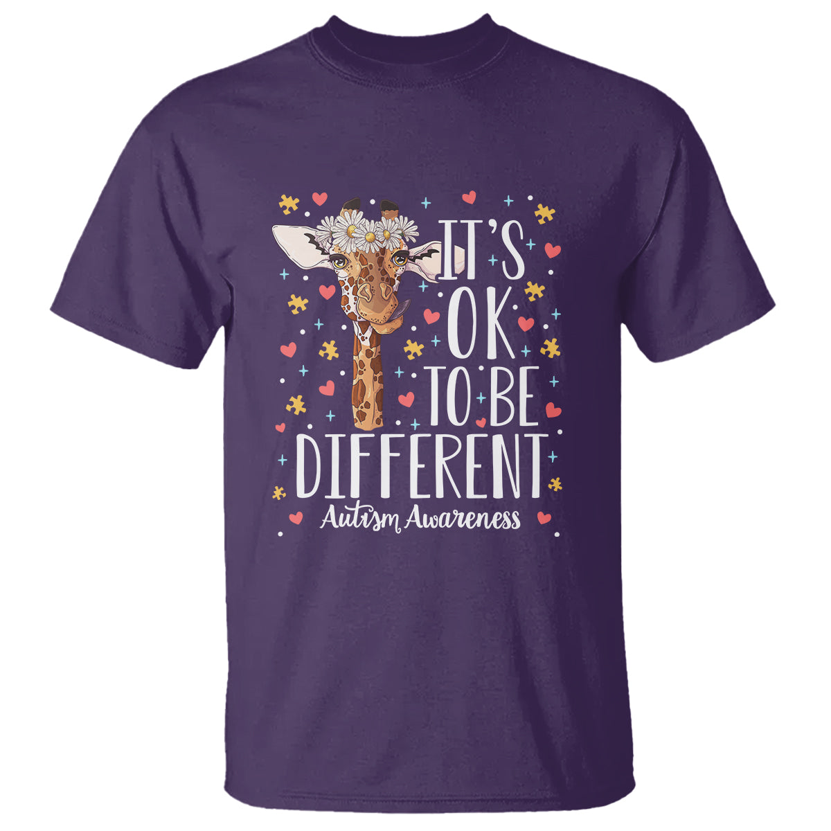 giraffe-autism-t-shirt-its-ok-to-be-different-cute-floral